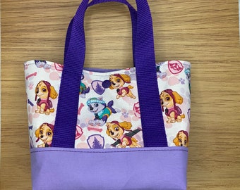 Paw Patrol Tote Bag Little Girl's Birthday Gift Under 10 Ready to Ship