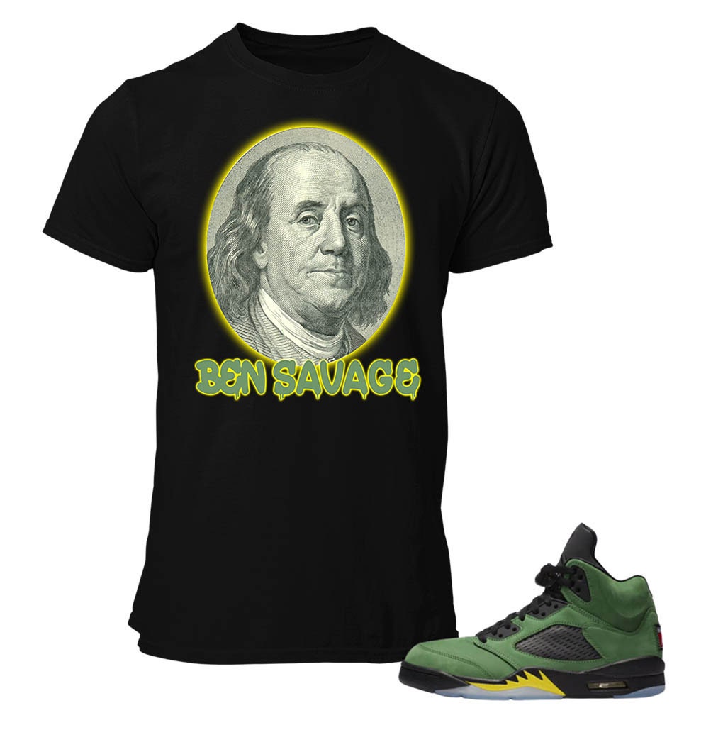 Sneaker Oregon Duck 5s Shirt Green Unisex Tshirt Match Air Jordan