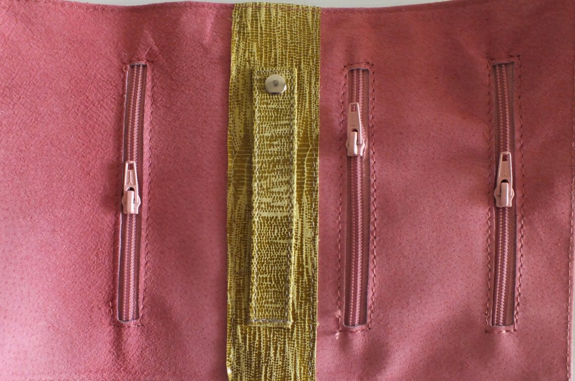 Travel Jewelry Case, Travel Jewelry Roll, Accessories Pouch, Jewelry