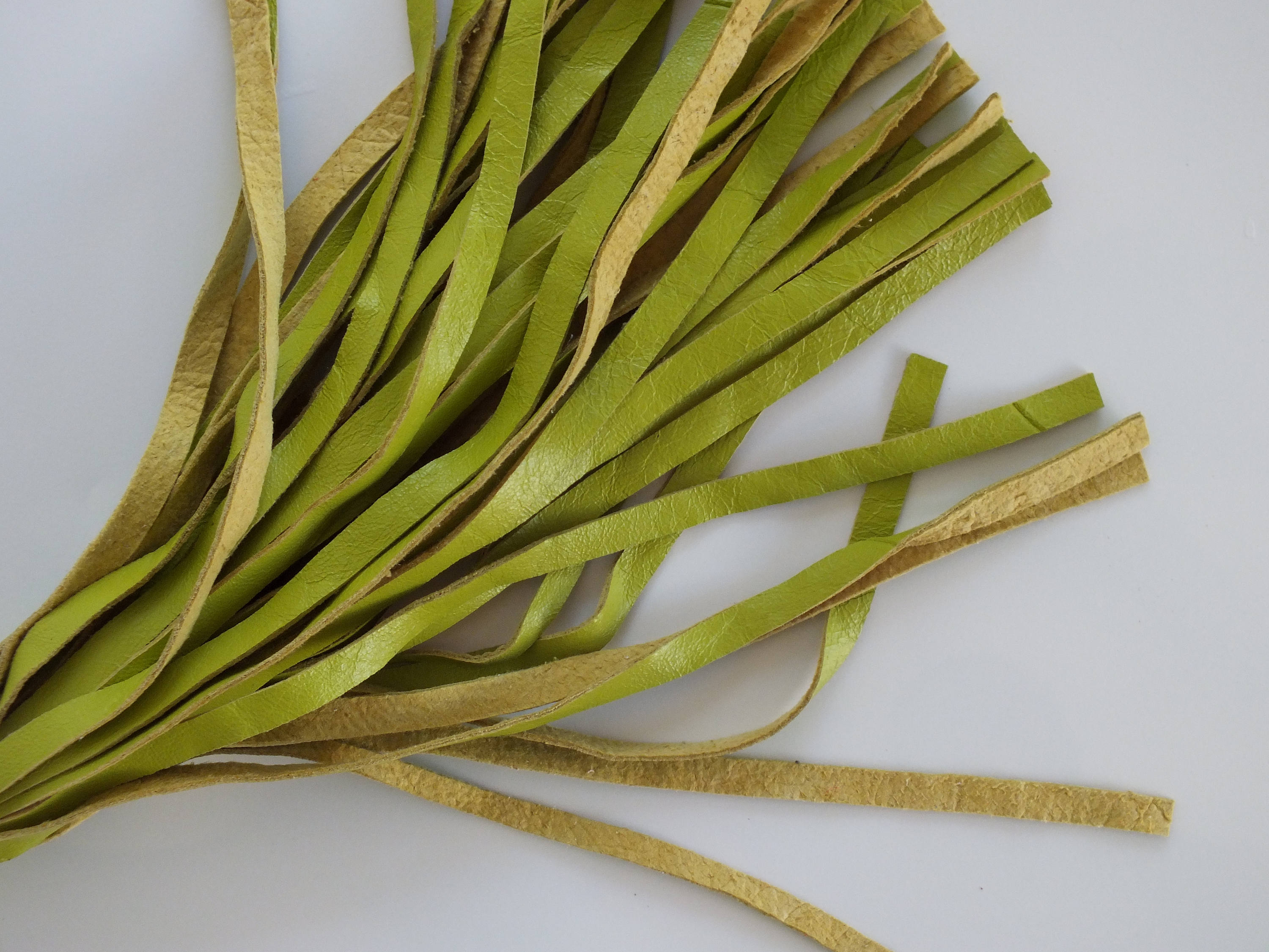 Lime Green Tassel Leather Keychain Fringe Zipper Pull Etsy Israel