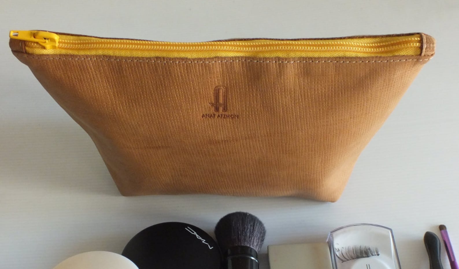 The Stewart Leather Makeup Clutch - 4 colors