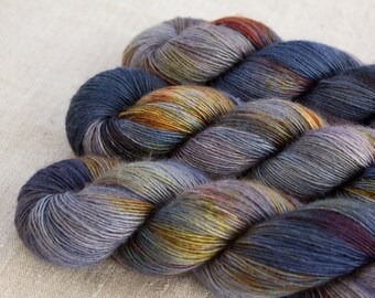 tartan tales - merino singles - hand dyed yarn speckled yarn fingering yarn merino wool 4ply 100g