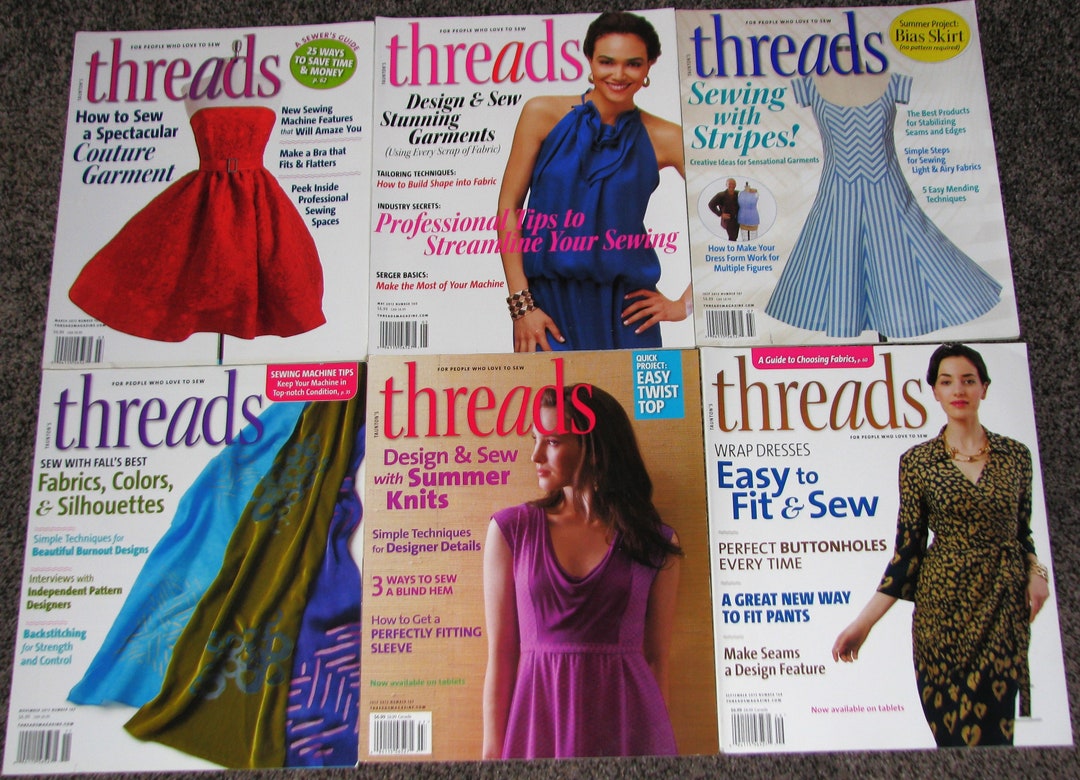 Thread Sewing Magazine Iconic 2012/13 Threads Magazines. the Ultimate in Sewing, Pattern ...
