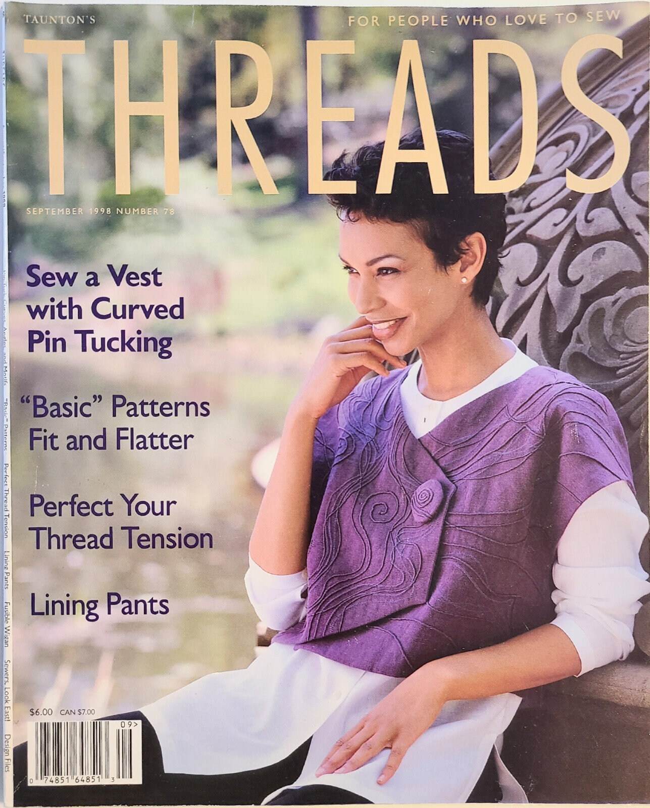 European Thread Pattern Magazine Vintage 1998 Threads Magazines. Buy 1 to Complete Your Collection or ...