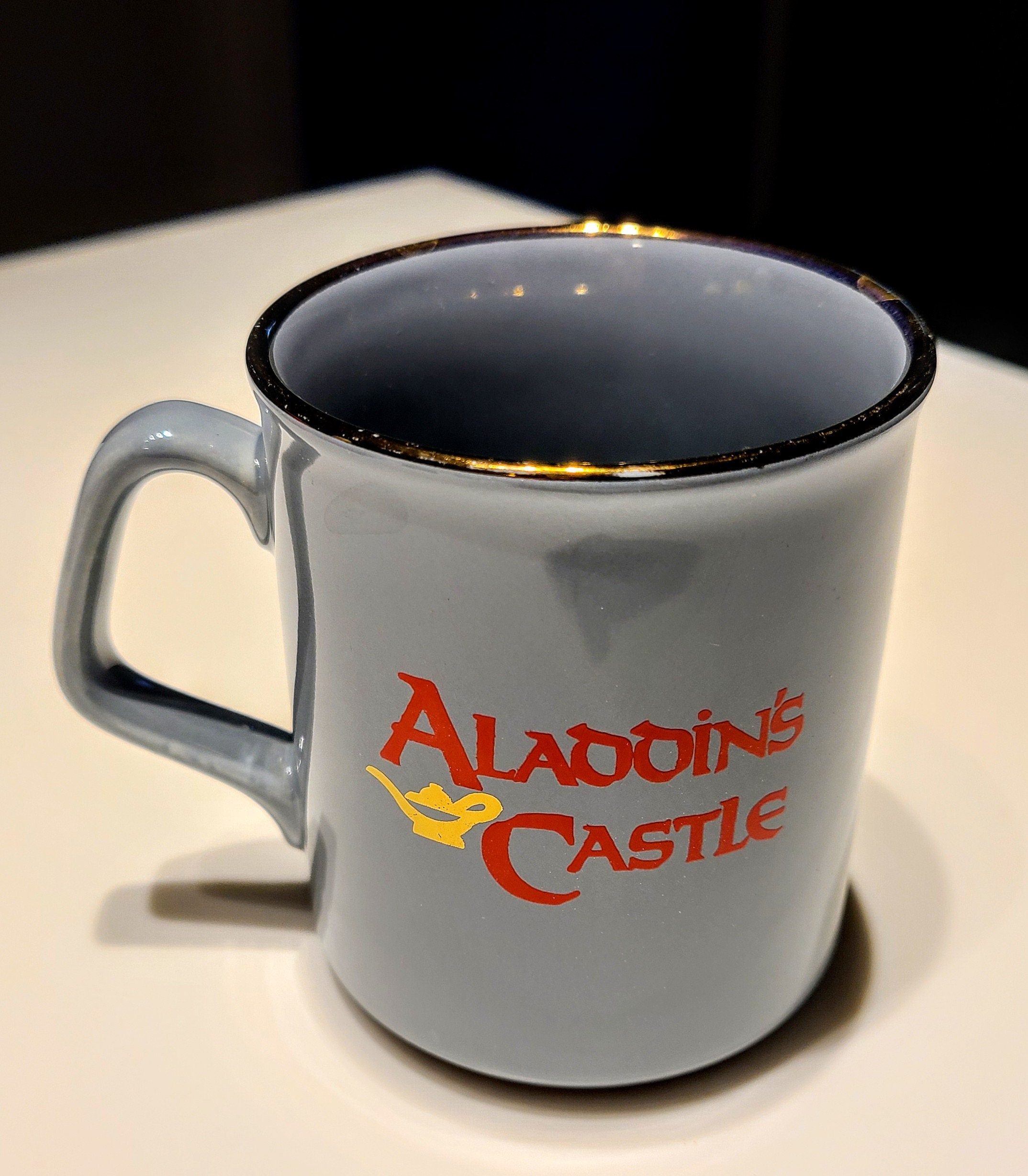 Vintage Aladdin's Castle Mug. Company Issued Employee Mug 