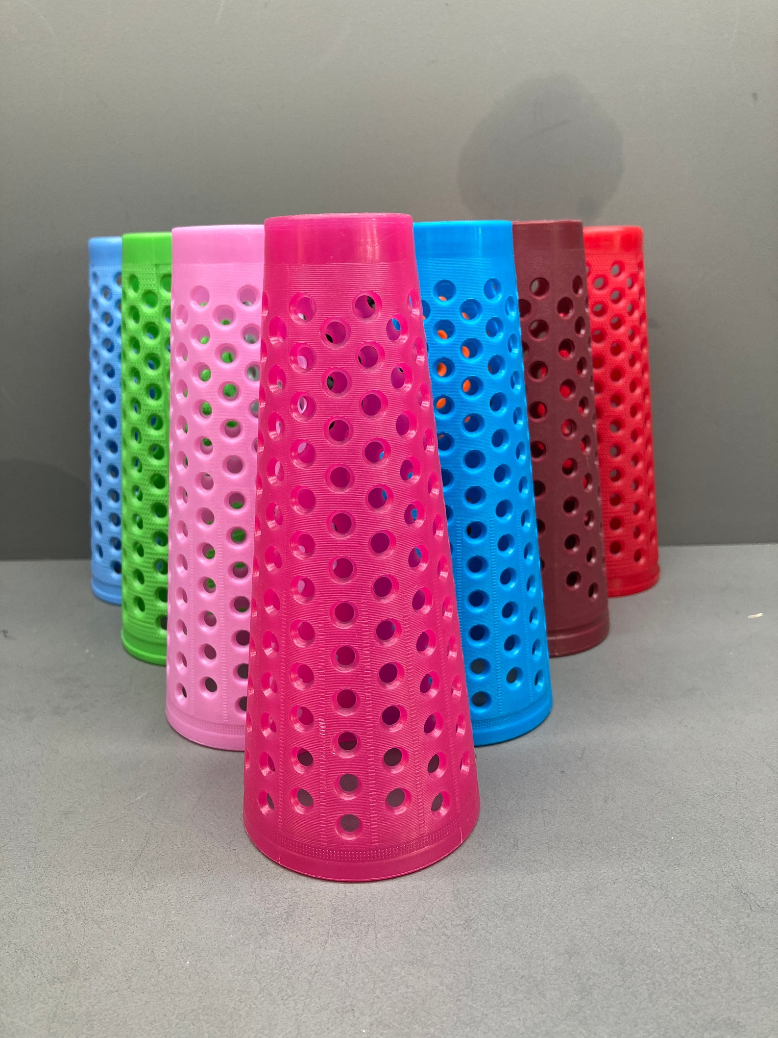 10 Assorted Plastic Yarn Cones For Wool Winding and Craft Use Etsy