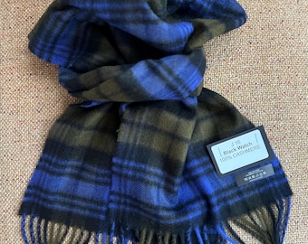 NWT Johnstons of Elgin 100% Cashmere Silver Bannockbane Made in