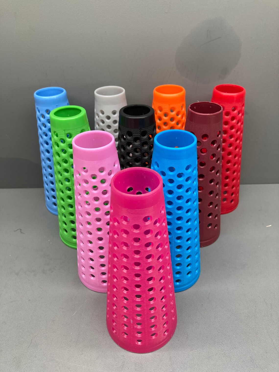 10 Assorted Plastic Yarn Cones For Wool Winding and Craft Use Etsy