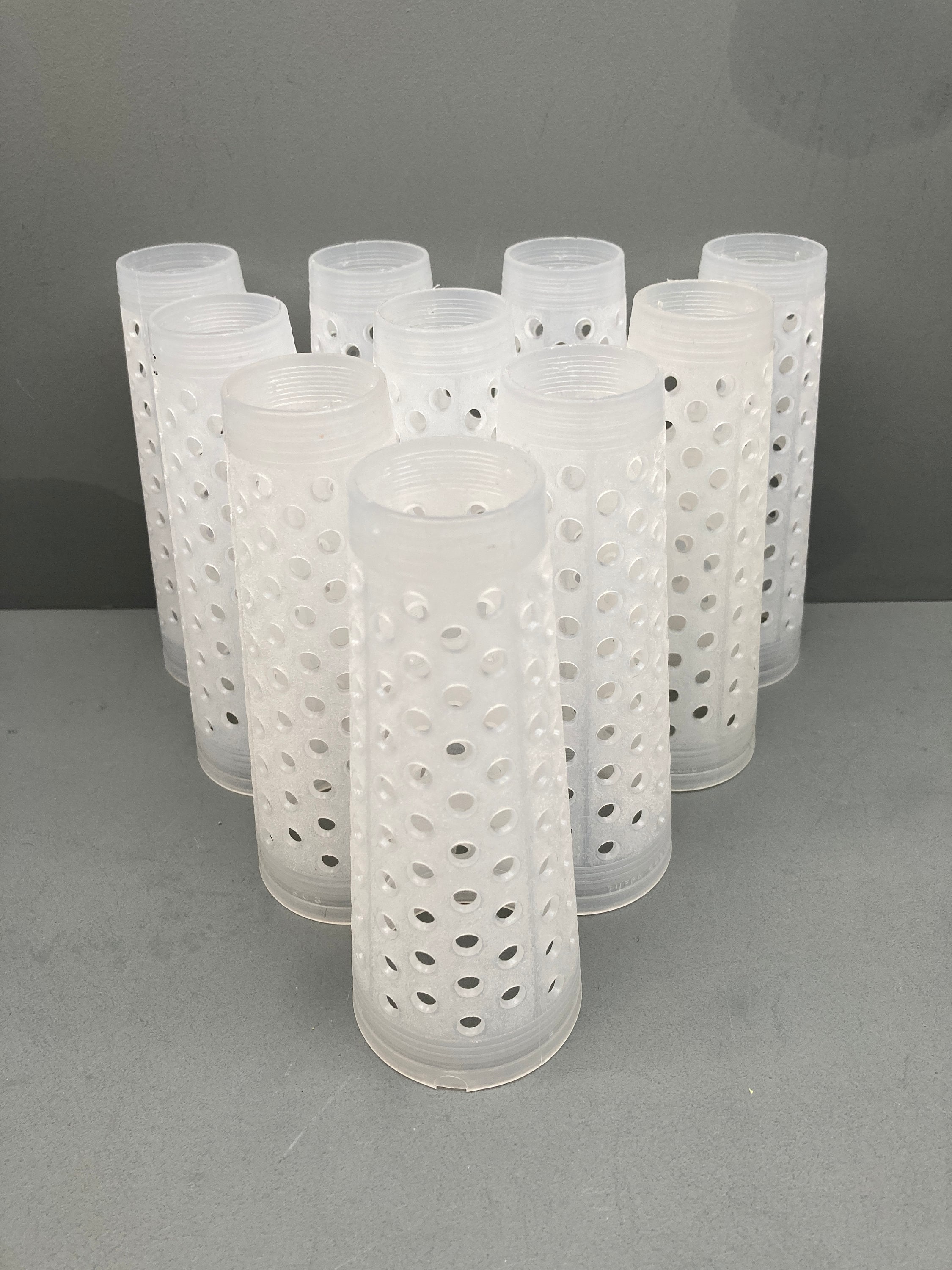 10 Opaque White Plastic Yarn Cones for Wool Winding and Craft Etsy UK