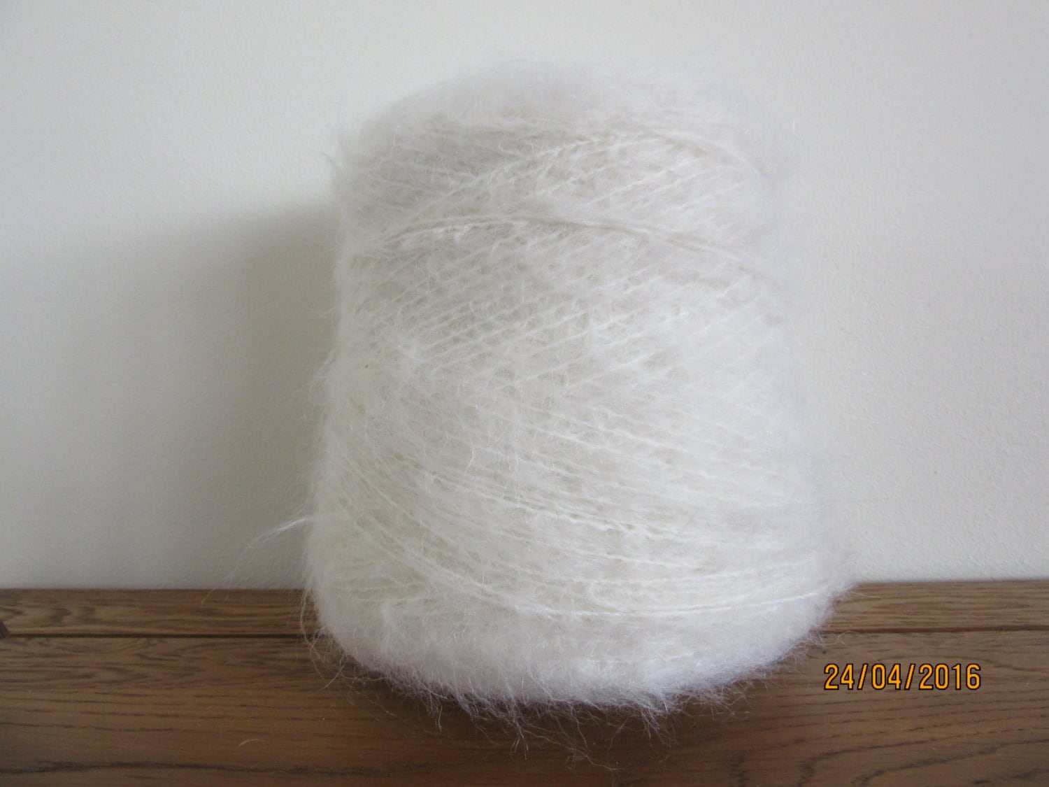 White Mohair Yarn DK 2's NM Mohair/wool/nylon 78/13/9 500g Etsy UK