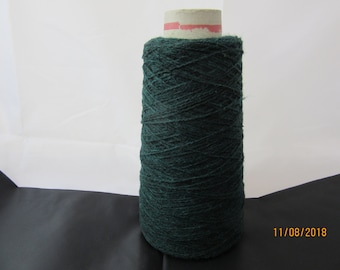 4 Ply Shetland Yarn 100% Wool 100g or 400g Cone 2/9's NM - Shade Mallard Green