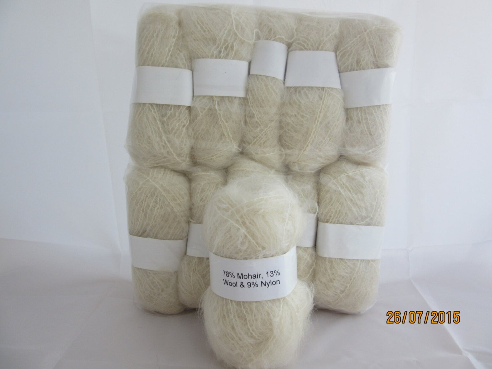 Cream Mohair Yarn DK 2's NM Mohair/wool/nylon 78/13/9 500g Etsy