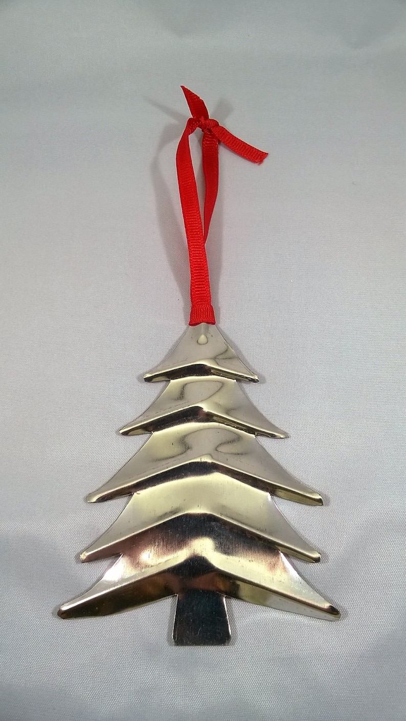 Tin Tree Ornament, Handmade, Decoration, Gift 15 and Under Etsy