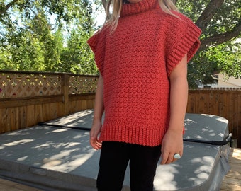 Child Poncho, Child Knit Poncho, Poncho Size 4 T, Toddler Poncho, Children Sweater, Knit Poncho,