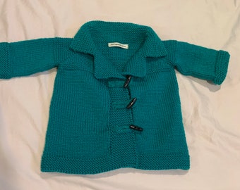 Child's Sweater,Knitted baby cardigan, knit baby sweater, baby clothes, knit toddler cardigan, baby knitted sweater, children sweater