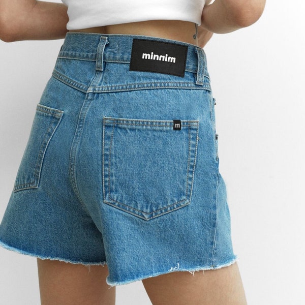 Denim Shorts, High Rise Jean Shorts for Women, Ripped Jean Shorts Frayed Denim Shorts, Ripped Shorts Women, Distressed Jean Shorts Women