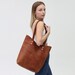 see more listings in the Leather tote bag section