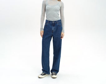 Wide Leg Jeans Women, Ladies Wide Leg Jeans, Loosy Womens Wide Leg Jeans, Old Navy Loosy Jeans, High Jeans Baggy Jeans Women