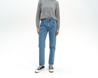 Best Mom Jeans, High Waist Mom Jeans, Womens Mom Jeans, High Waisted Mom Jeans, Light Blue Jeans, Gray and Black jeans, Trendy Jeans