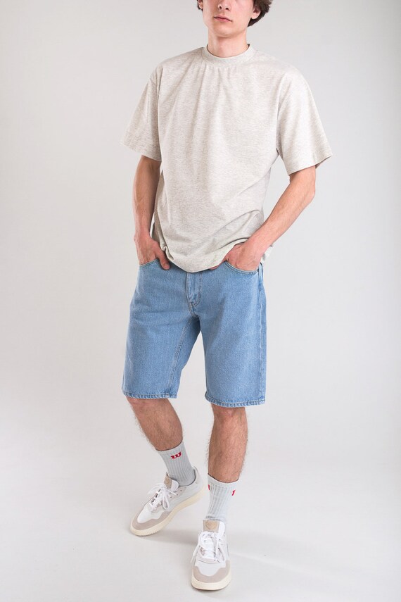 vintage denim shorts mens