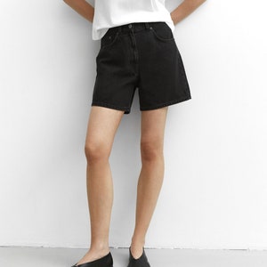 Denim shorts, Jean booty shorts for women, 90s vintage levi shorts women, High waisted biker shorts, Custom booty sweat shorts image 5