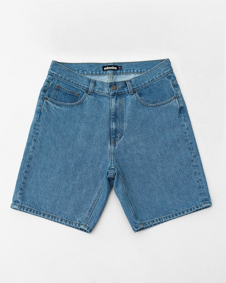 Jean shorts, Custom 90s 70s shorts, Denim mens vintage shorts, Biker sweat levi shorts image 10