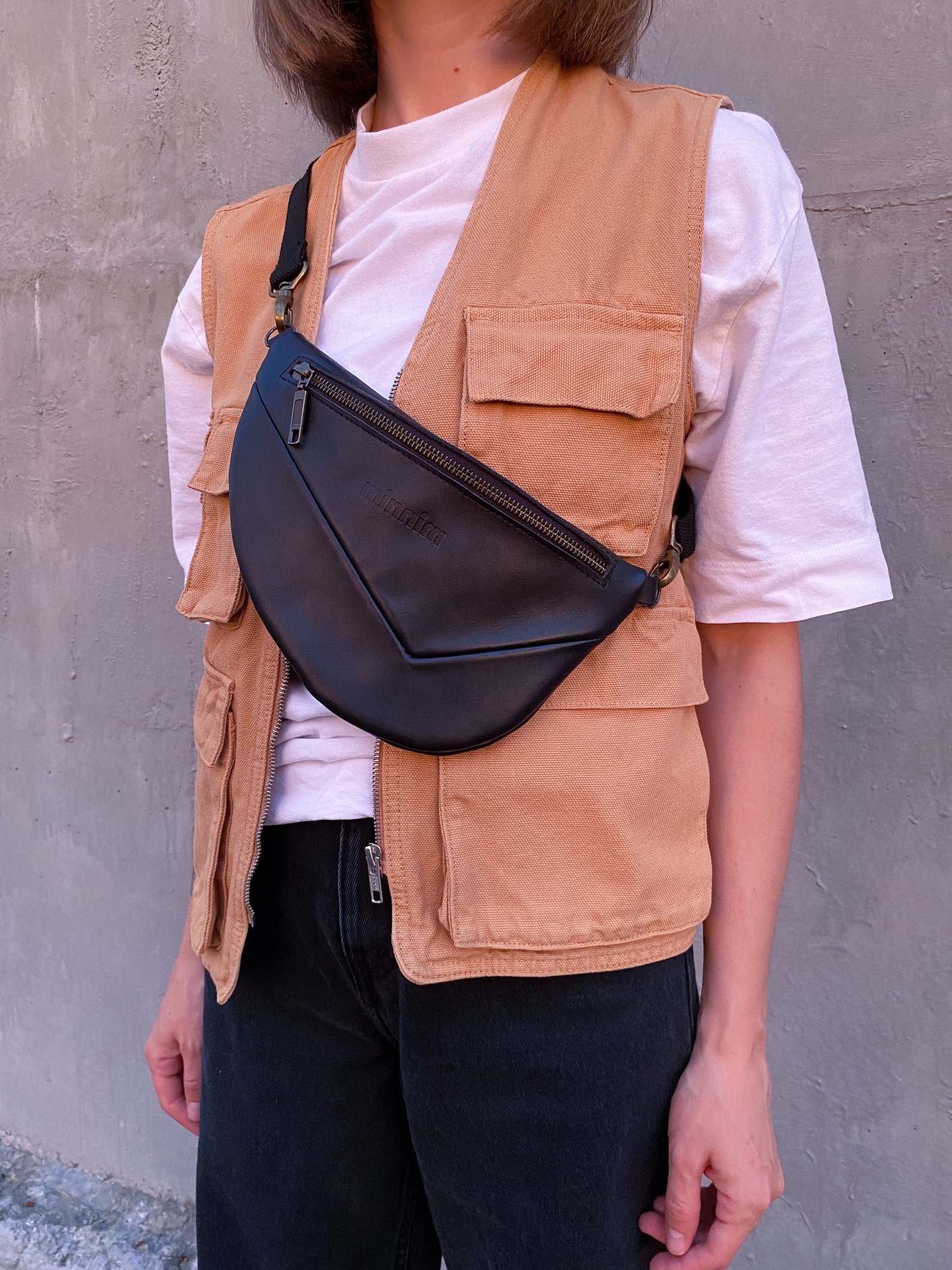 Leather Belt Bag Waist Bag Leather Waist Bag Belt Bag Etsy