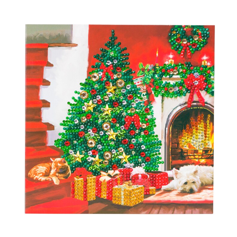 Crystal Art D.I.Y Christmas TREE Card Kit Craft Buddy diamond Etsy