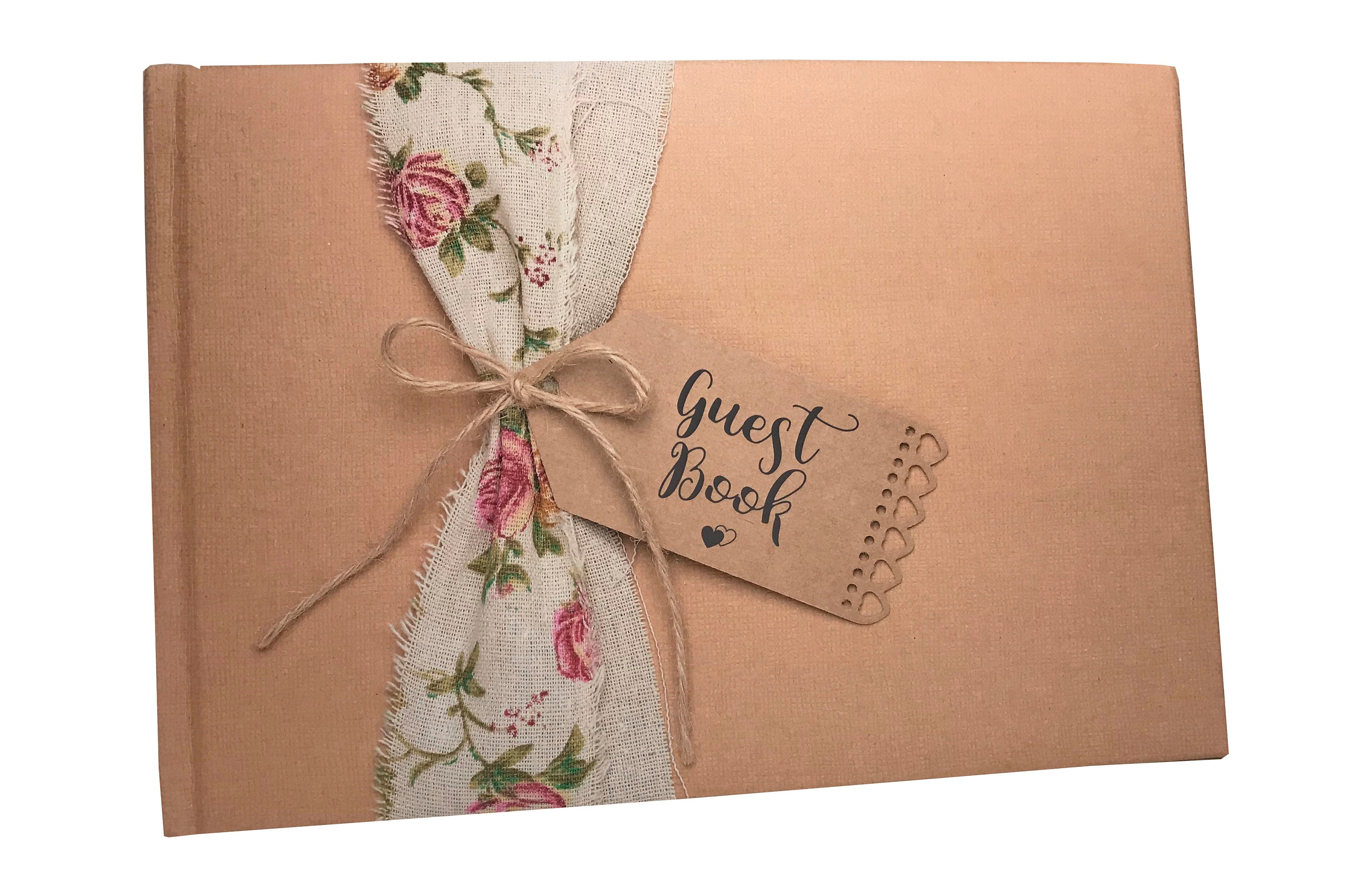 Plain DIY Guest book Blank ready to add personalised Etsy