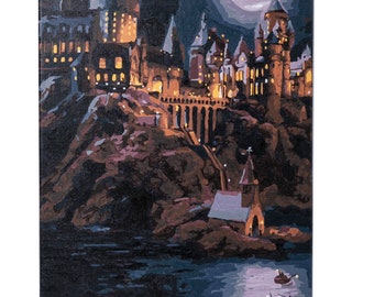 Harry Potter MAGICAL HOGWARTS Paint by Numbers by Craft Buddy 30 x 50 cm