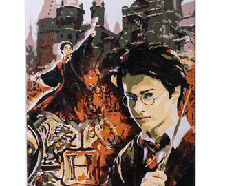 Harry Potter COLLAGE Paint by Numbers by Craft Buddy 30 x 50 cm