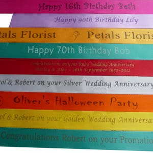 Nastro personalizzato larghezza 20 mm per tutte le occasioni, nastro personalizzato, torta, regalo, fiocchi, Natale, matrimoni, eventi aziendali, decorazioni floreali