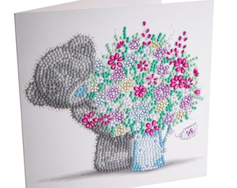 Me to You Crystal Art D.I.Y SOMEONE SPECIAL card by Craft Buddy, Personalised free if giving as a gift