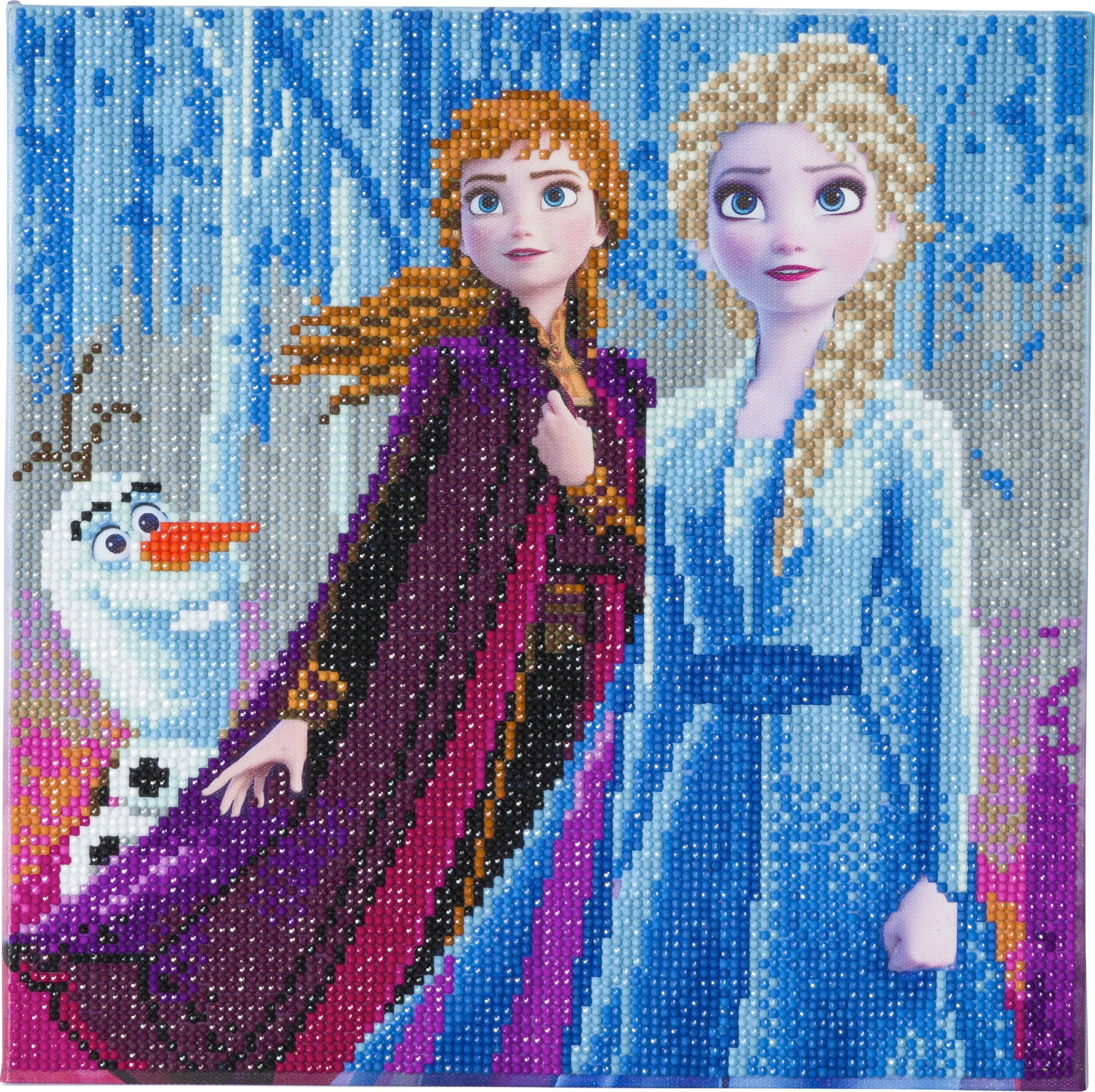 Disney Elsa Cm Crystal Kit & Olaf - DIY to Art Diamond Once Etsy Painting Craft Picture Hang by Anna 30 Like X Complete, Ready Buddy, 30 Frozen