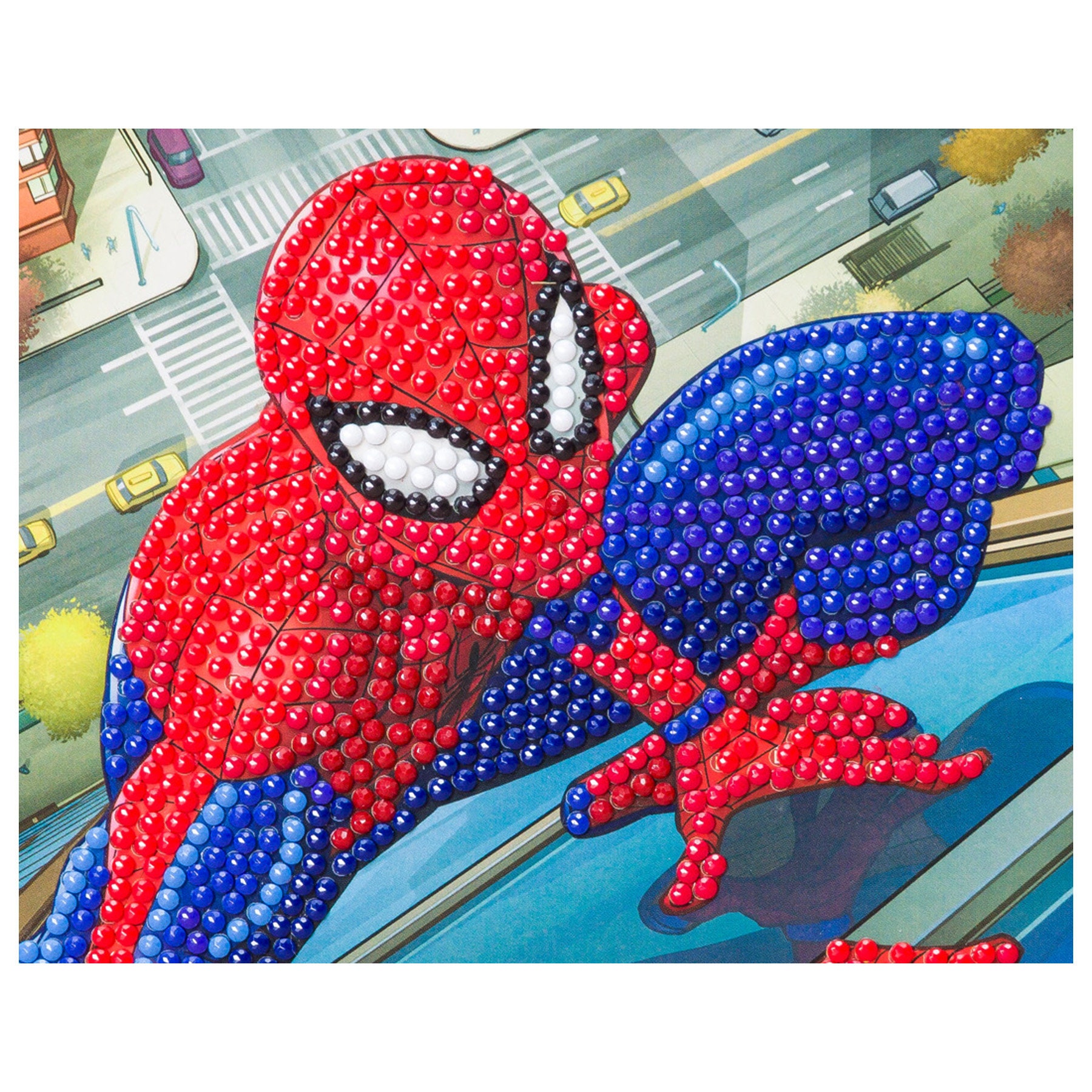 Craft Buddy - Crystal Art Diamond Painting Card Kit Spiderman 18x18cm  online bestellen