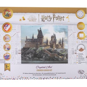 Harry Potter Hogwarts Castle Crystal Art DIY picture kit ready to hang once complete, by Craft Buddy, 40 x 50 cm, like Diamond Painting image 4