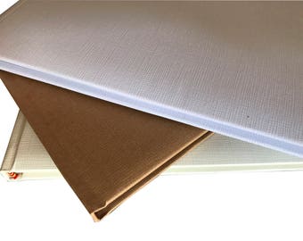 Plain DIY Guest book, Blank ready to add personalised decoration, for  Wedding, Birthday, Party, condolences and funeral, corporate events