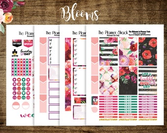 Blooms // 2017 Big Happy Planner // Big Happy Planner // Printable Planner Stickers // Planner Printables // Floral // Printables