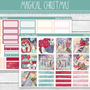 Printable Hobonichi COUSIN Weekly | Magical Christmas | Christmas | Printable Planner Stickers | Hobonichi Cousin | Weekly Printable