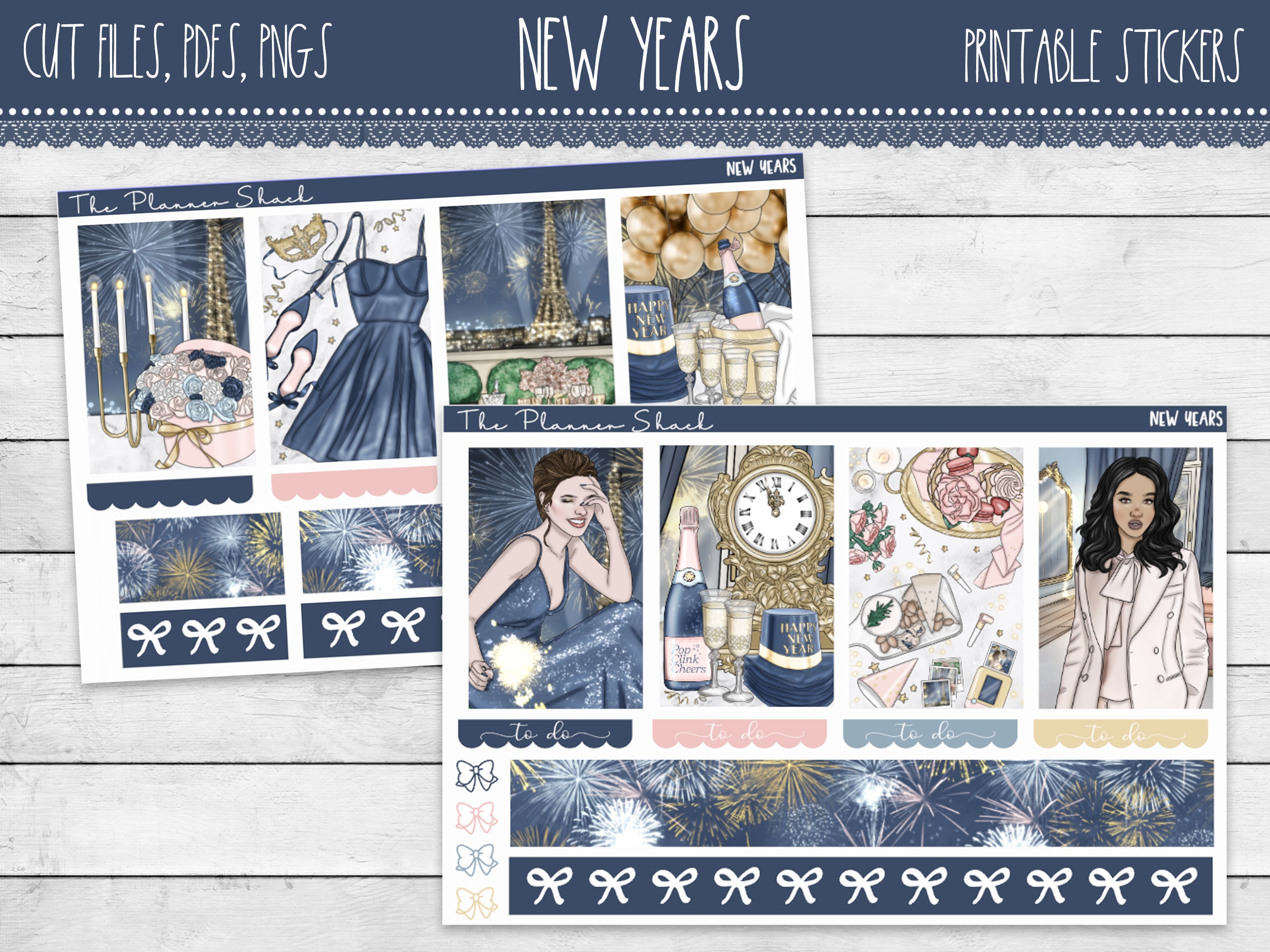 Printable New Year's Weekly Happy Planner New Years - Etsy