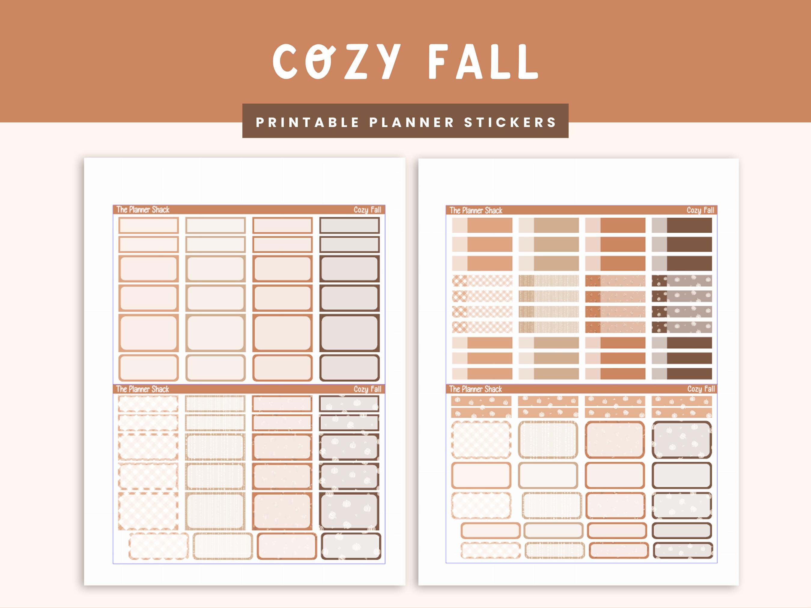 Printable Cozy Fall Weekly | Happy Planner | Fall Nights | Fall Weekly ...