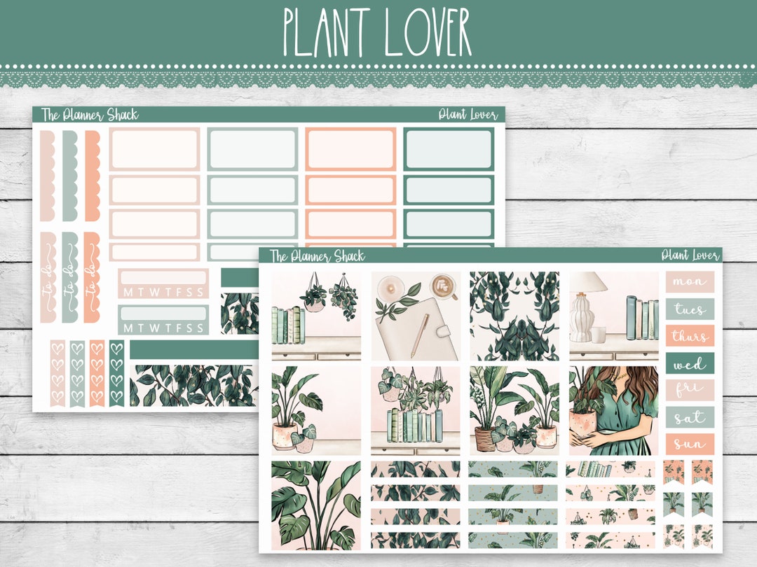 Printable Hobonichi COUSIN Weekly | Plant Lover | Plant Weekly ...
