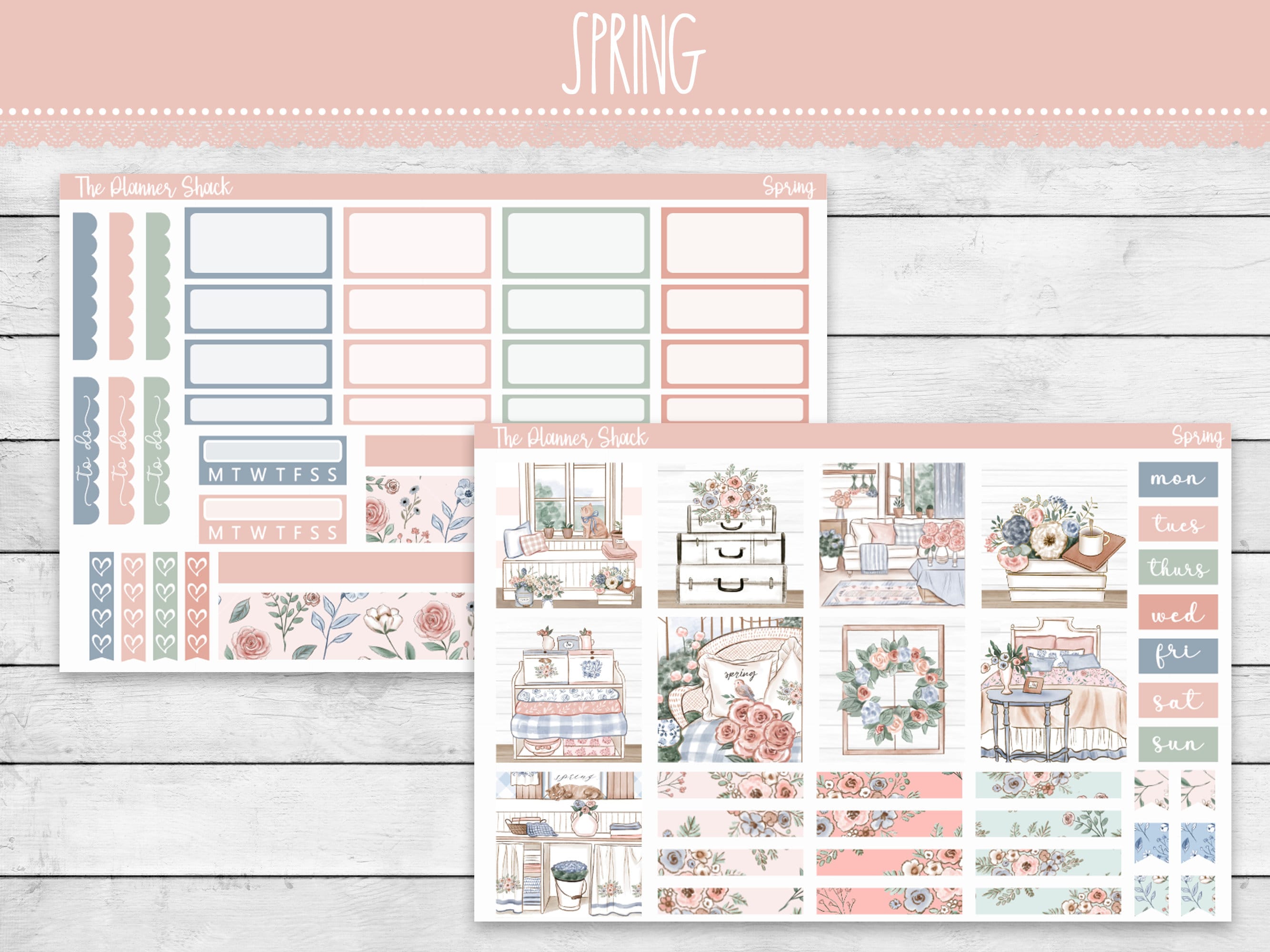 Printable Hobonichi COUSIN Weekly | Country Living | Spring Weekly ...