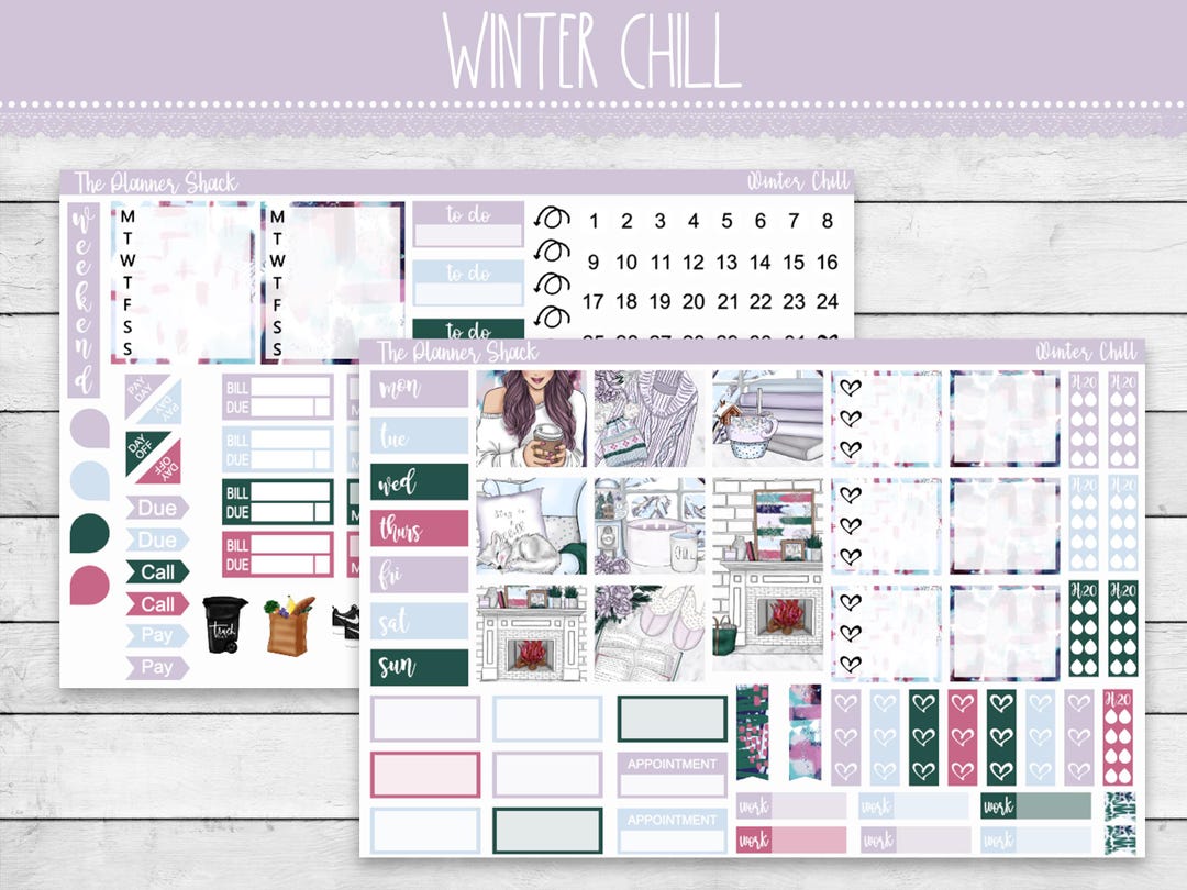 Printable Hobonichi WEEKS Weekly | Winter Chill | Winter | Winter ...