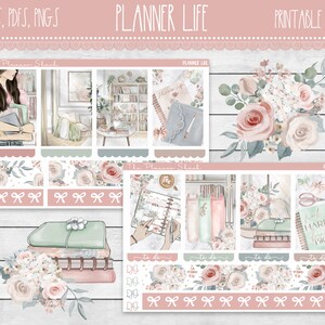 Printable Planner Life Weekly Happy Planner Printable Planner Stickers ...