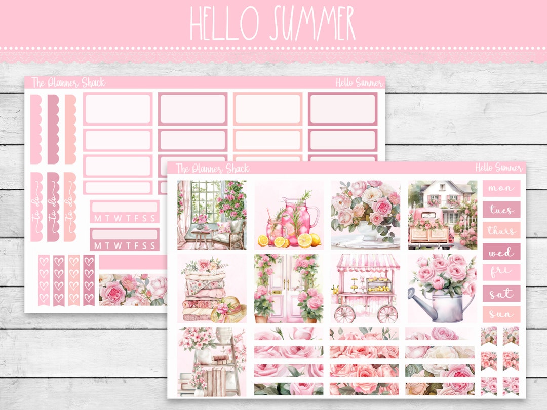 Printable Hobonichi COUSIN Weekly Hello Summer Summer Weekly Printable ...