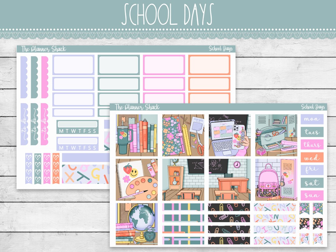 Printable Hobonichi COUSIN Weekly School Days Back to School School ...