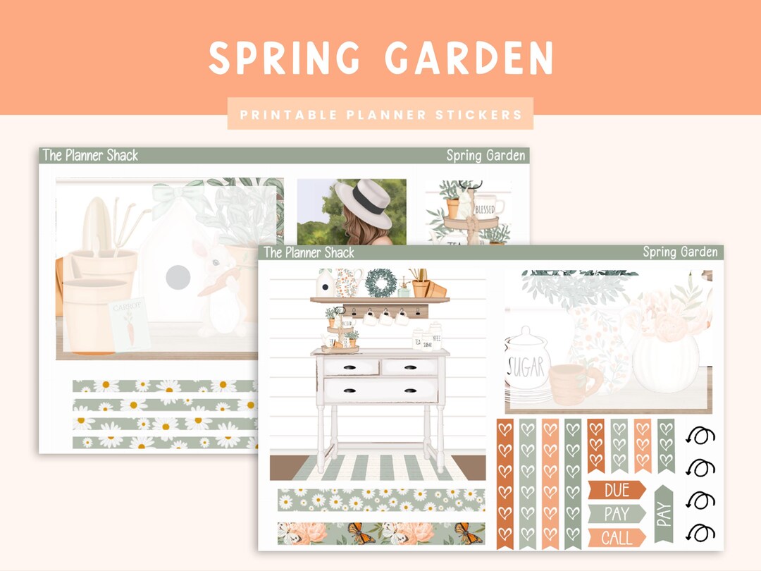 Printable Happy Planner DASHBOARD Weekly | Happy Planner | Spring ...