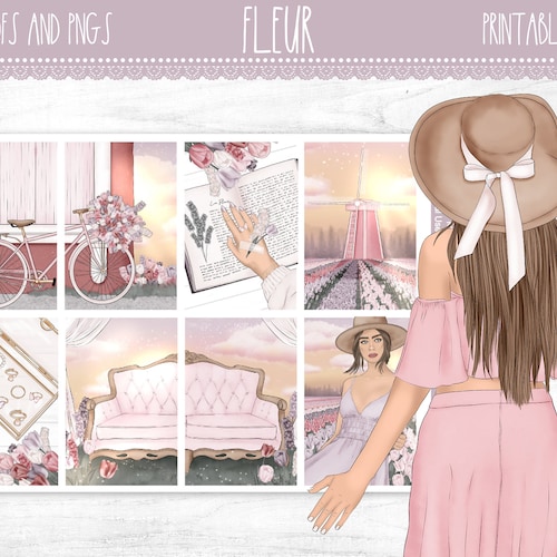 Enchanted Forest Weekly Kit Printable Planner Stickers Etsy