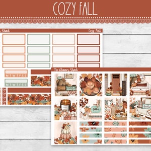 Printable Hobonichi COUSIN Weekly | Cozy Fall | Fall Weekly | Printable Planner Stickers | Hobonichi Cousin | Weekly Printable | Autumn